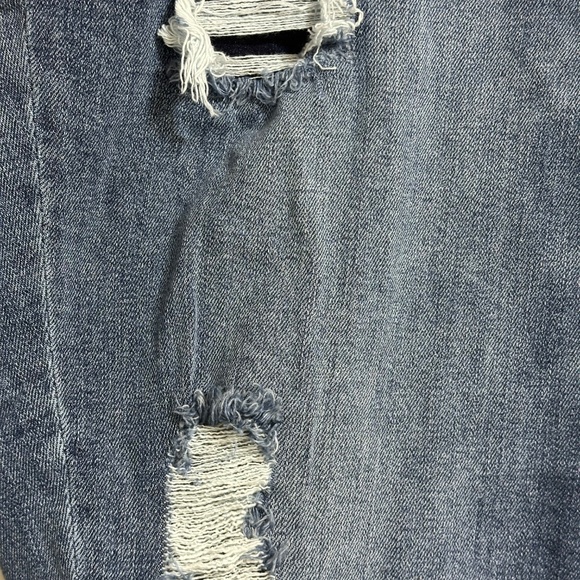 Kut From The Cloth Women's Jeans 24W Dark Blue Catherine Boyfriend Distressed - Picture 5 of 8